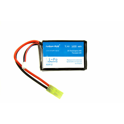 Аккумулятор Li-Po 7,4V 1600 mAh (ASR12)