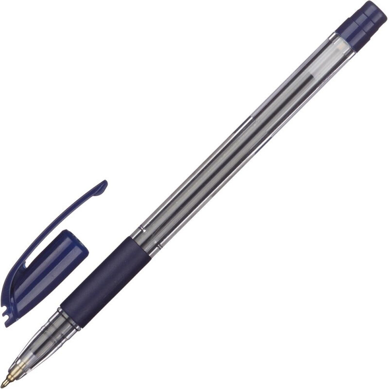 Ручка шариковая неавтомат. PENTEL Bolly BK425-C резин. манжет, син0,5мм