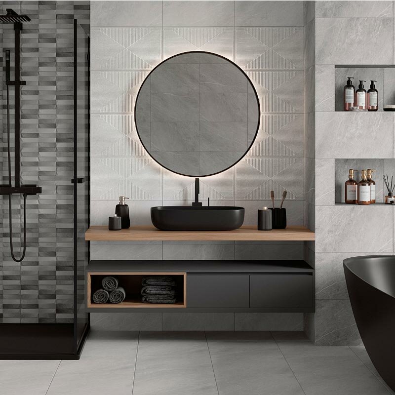 фото GRACIA CERAMICA Плитка базовая GRACIA CERAMICA Magma Grey 01 45*45 см