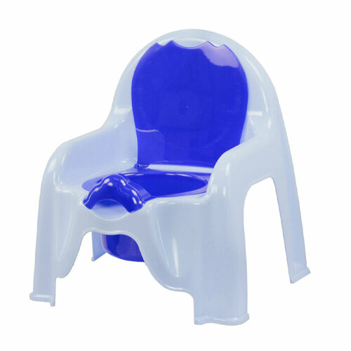 Горшок-стульчик детский голубой м1326 (А)