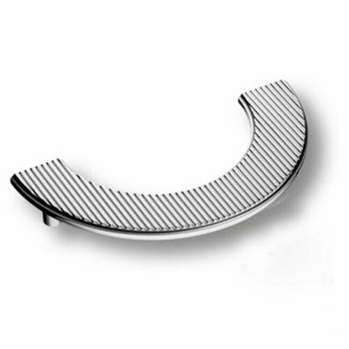 Ручка мебельная полукруг, глянцевый хром , 128 мм