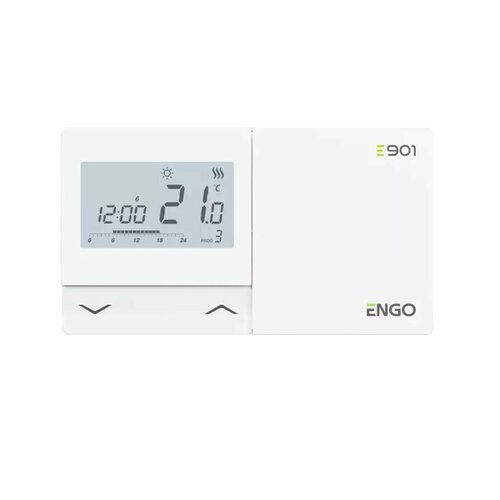 ENGO E901 программируемый проводной терморегулятор, белый