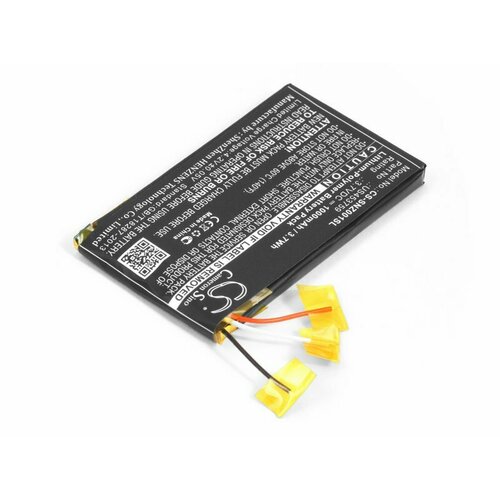 Аккумуляторная батарея CameronSino CS-SNZ001SL для mp3 плеера Sony NWZ-ZX1 (US453759) 1000mAh черный