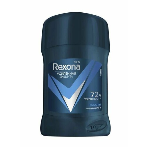 Rexona MEN Дезодорант - стик мужской Cobalt 50мл, 80 г rexona дезодорант антиперспирант стик men motionsense кобальт 50 мл 6 шт