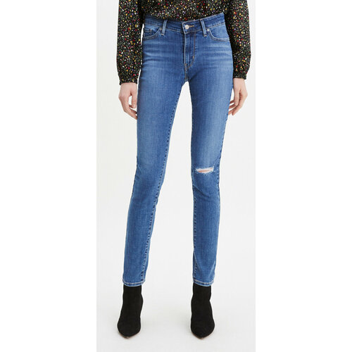 фото Джинсы скинни levi's, размер 26/30, синий