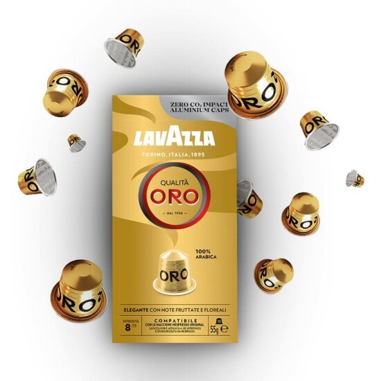 Кофе в капсулах Lavazza QUALITA ORO для кофемашин Nespresso 10 шт.