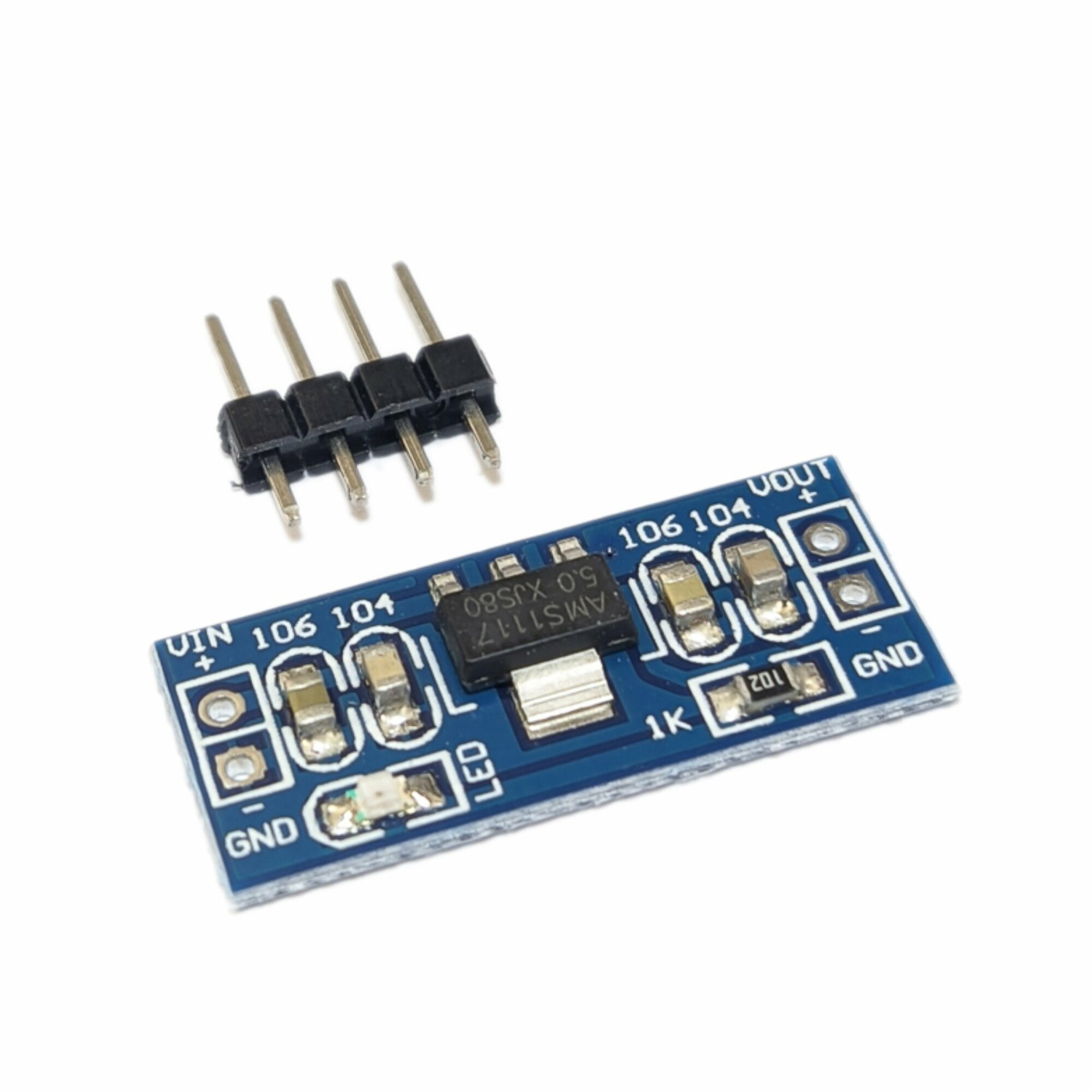 Модуль линейного стабилизатора на 5В AMS1117-5