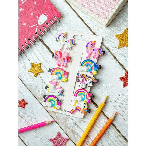 Заколки для волос для девочек клик клак, набор детских заколок малышу 