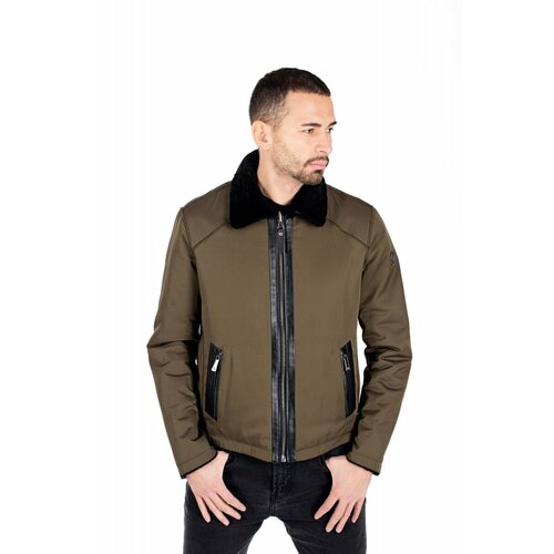 фото Куртка-рубашка valentini, размер 52, зеленый