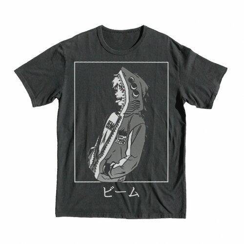 фото Футболка, размер l, черный animedrop