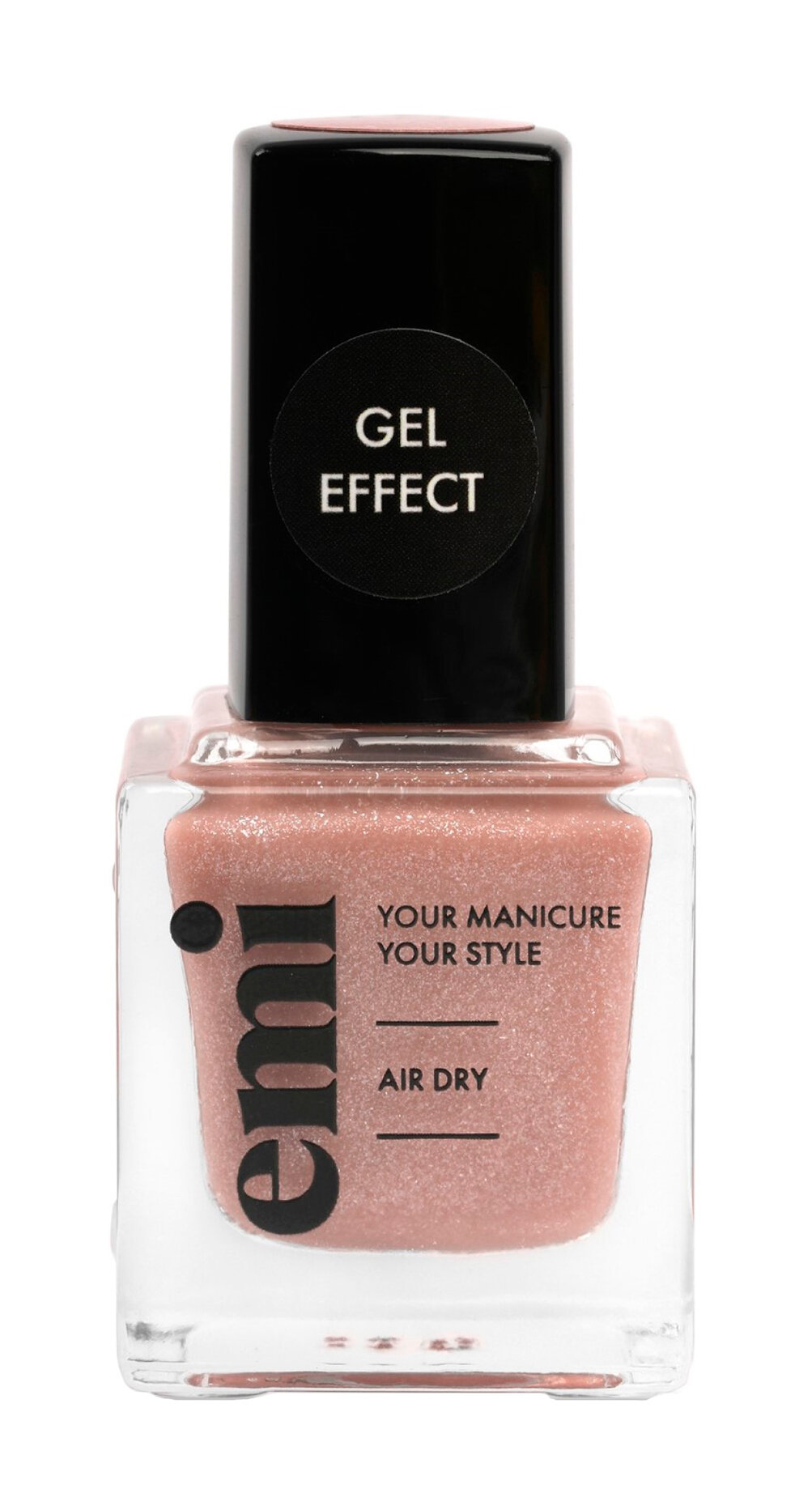 E.MI 161 лак ультрастойкий для ногтей, Розовый брют / Gel Effect 9 мл - фото №3