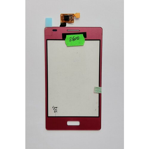 Тачскрин для LG E610\E612 Optimus L5 розовый сенсорное стекло тачскрин для lg optimus l5 e610 dual e612 черное