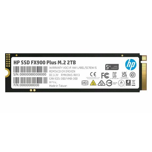 SSD накопитель M2 HP FX900 Plus 2Tb 7F618AAABB 1644500₽