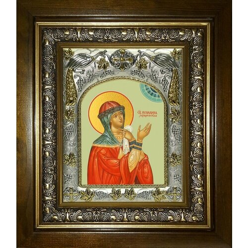 Икона Святая Праведная Иулиания Лазаревская, Муромская праведная иулиания лазаревская муромская икона в рамке 17 5 20 5 см