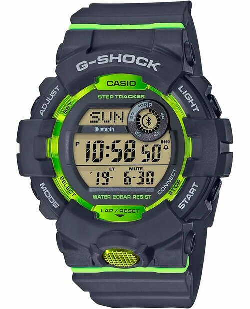 Наручные часы CASIO G-Shock 30947, красный, зеленый