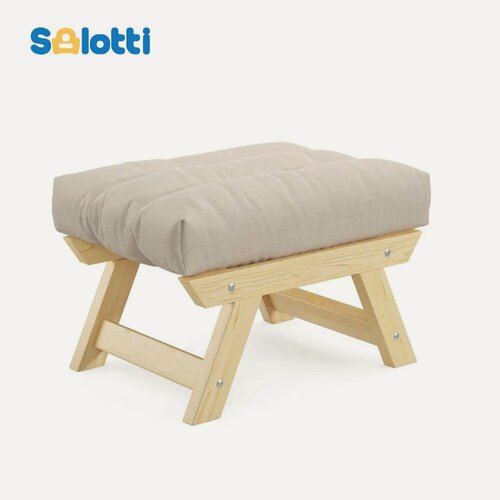 Изображение товара Пуфик Salotti европа рогожка Laguna бежевый