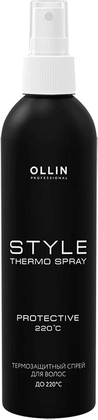 Термозащитный спрей для волос Ollin Style, 250 мл