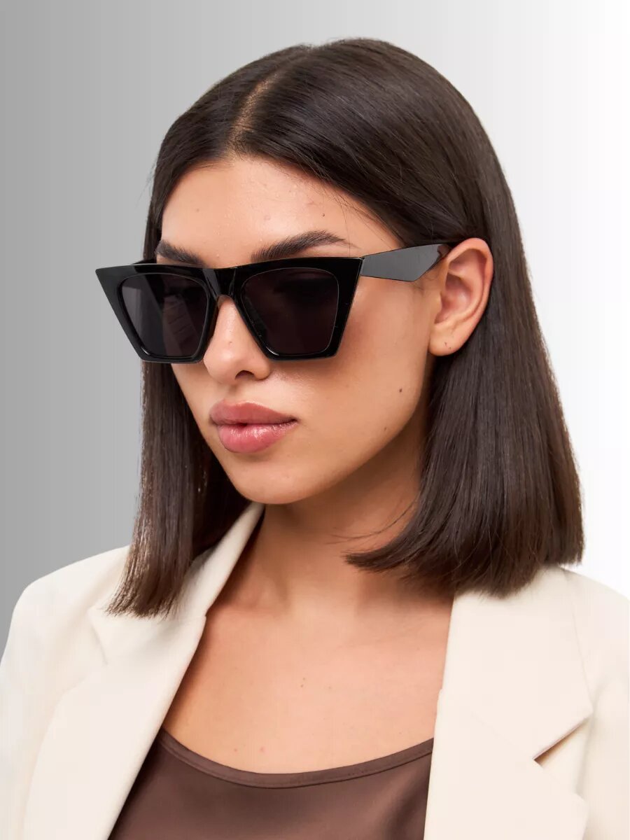 Солнцезащитные очки , черный — фото 1