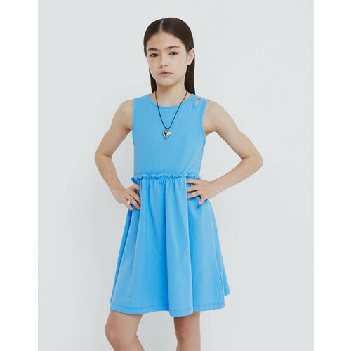 Платье Gloria Jeans, размер 8-10л/134-140, голубой платье kidsante размер 134 140 голубой