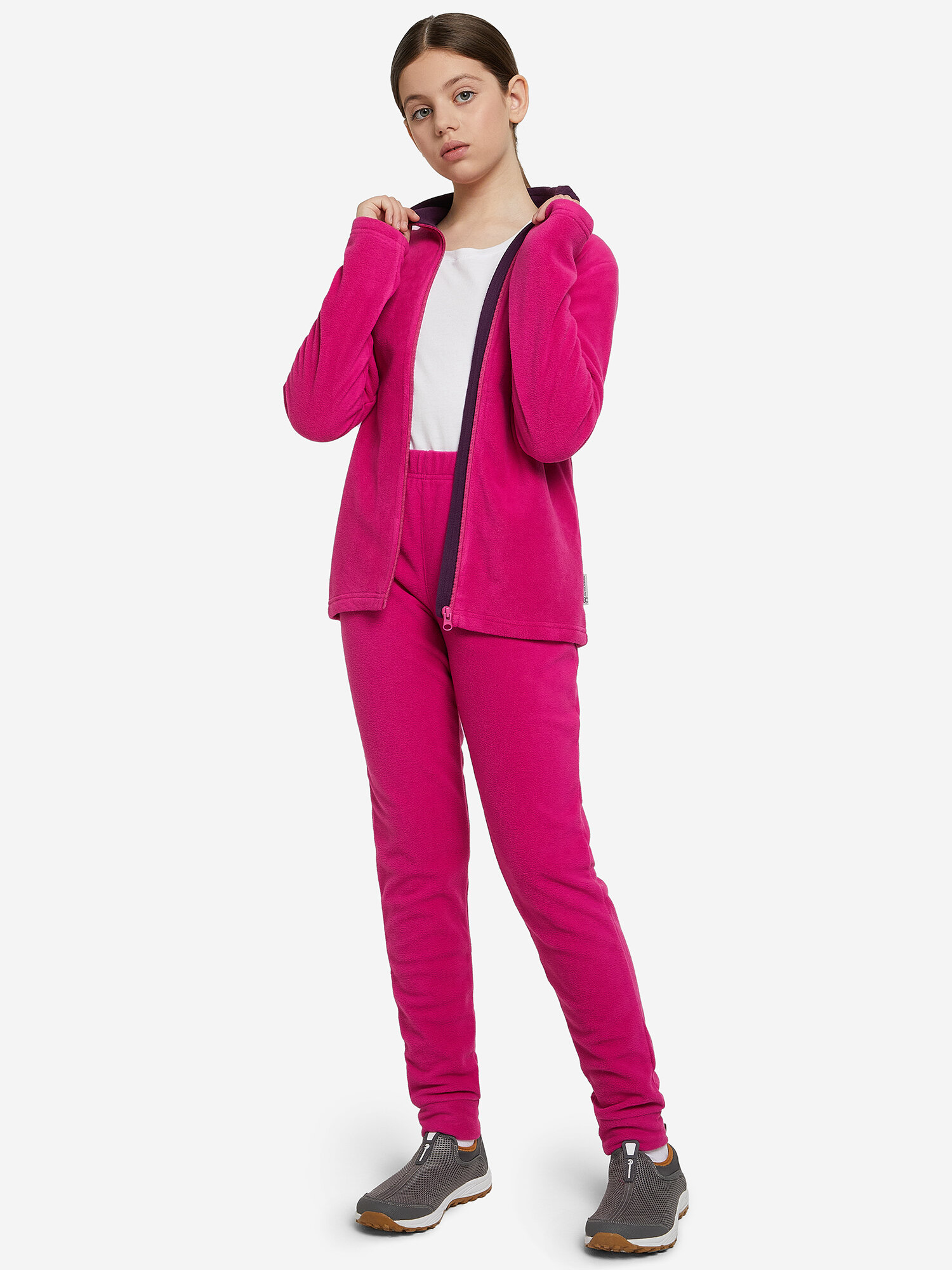 Толстовка OUTVENTURE, размер 122-128, малиновый — фото 1