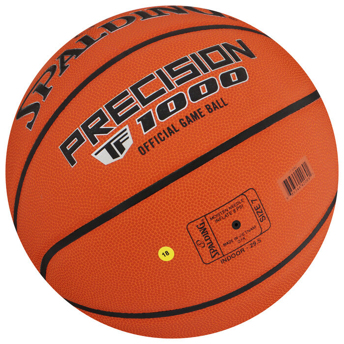 Мяч баскетбольный SPALDING TF-1000 Precision 77526z, размер 7, FIBA Approved