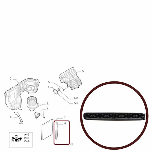 Крышка салонного фильтра 6808620 55702400 для Opel Vauxhall Corsa D Adam Fiat Linea Punto Alfa Romeo Evo MiTo