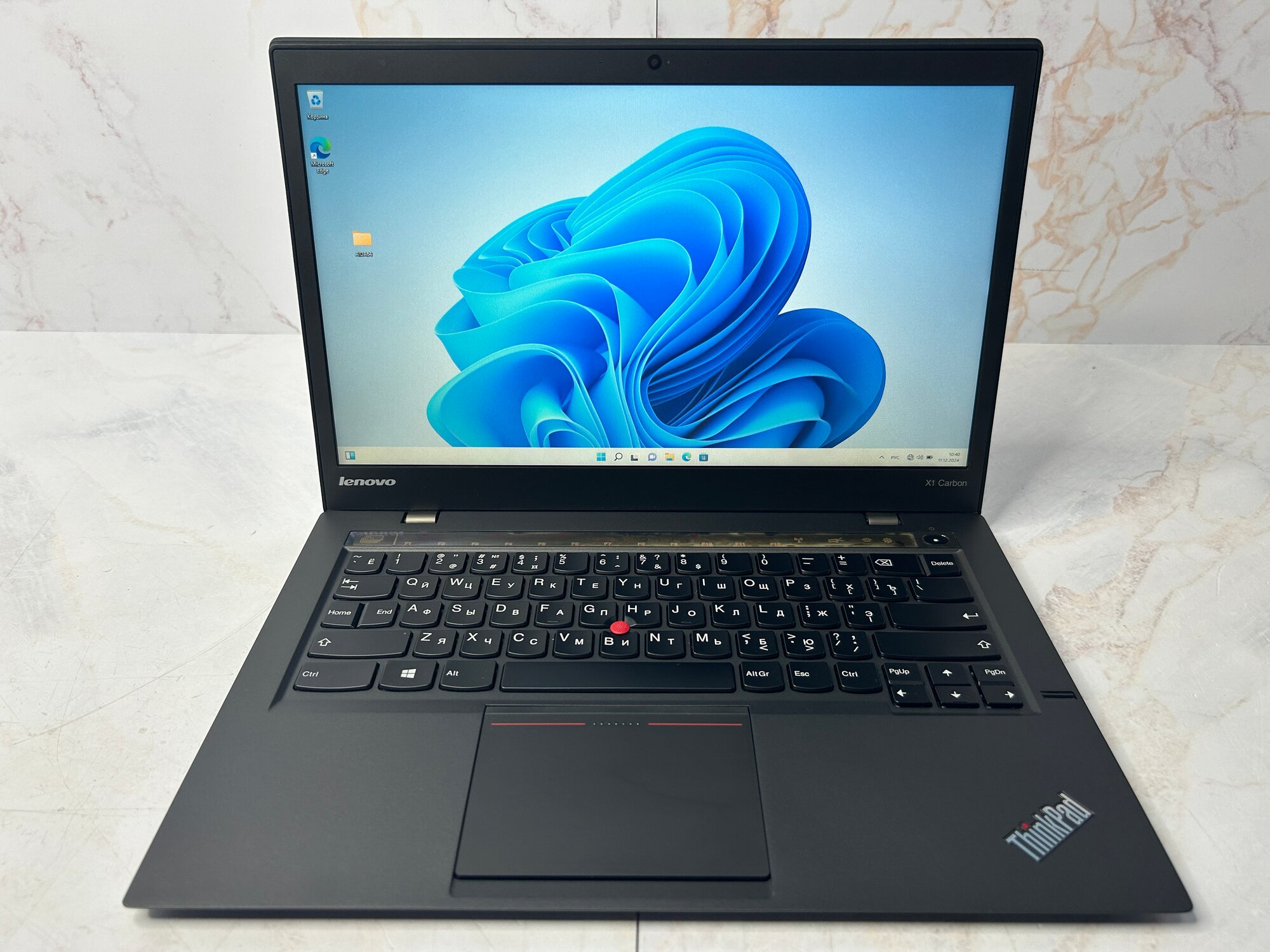 Ноутбук Lenovo X1 Carbon Gen2. Конфигурация: i5-4300U/8GB/128GB/Intel HD/1600*900/Win 11/B1