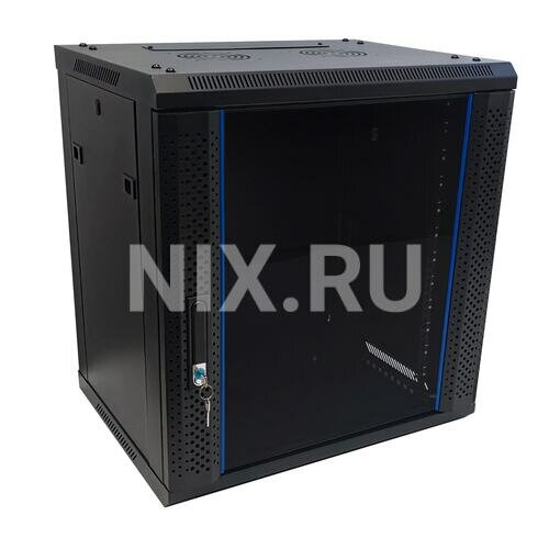 Шкаф 5bites телекоммуникационный 12U/600*450/wall/black - фото №1