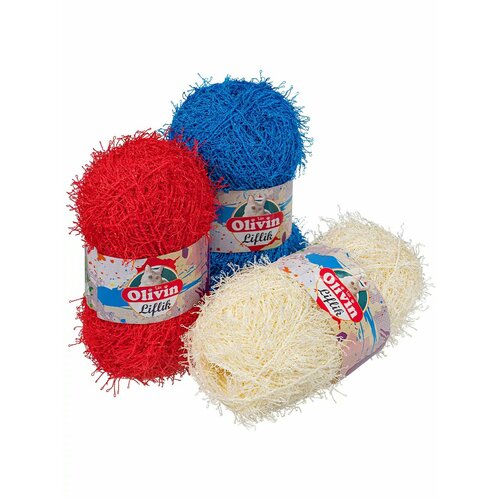 Пряжа для вязания в наборе 3 шт.