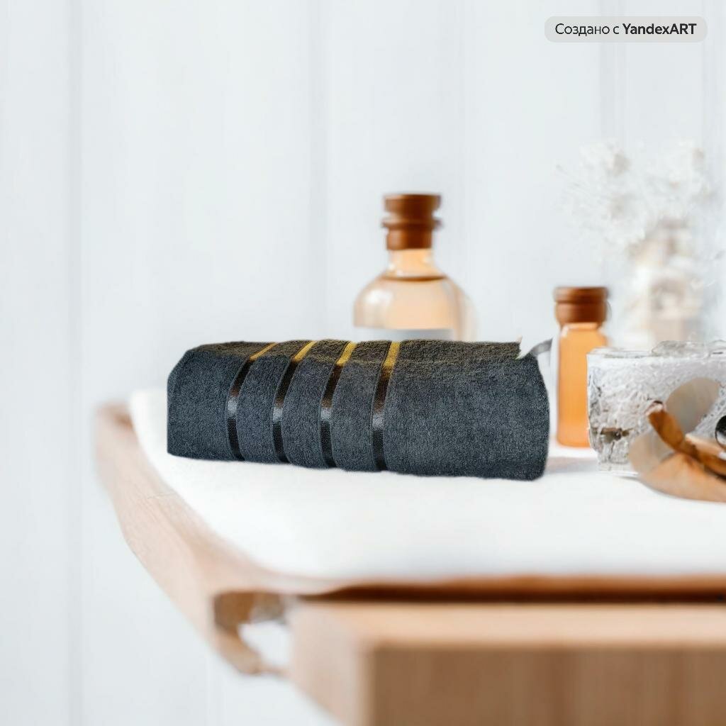 фото Полотенце махровое банное 100Х145 Орион бордовый 1 шт.