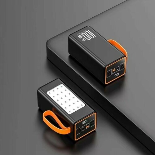 Внешний аккумулятор YM-653 30000 мАч 66 W 4USB 3Type-C фонарь быстрая зарядка чёрный 3040₽