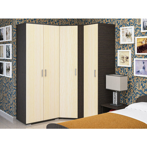 ШОН-16 Шкаф угловой Венге/молочный дуб