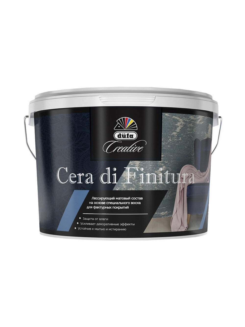 Декоративная штукатурка лессирующая Dufa Creative Cera Di Finitura матовое 1 кг