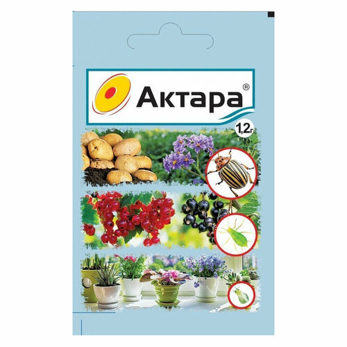 Актара 12г суперср-во от колорадского жука тли трипсов белокрылки щитовки почвенных мушек 179₽