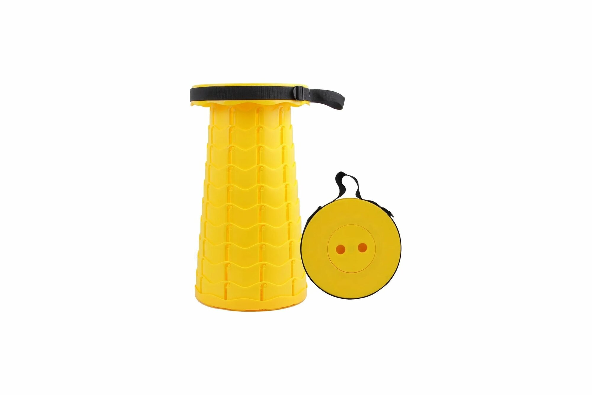 фото STAY GOLD Стул круглый раскладной телескопический Желтый SG-СТ-Ж