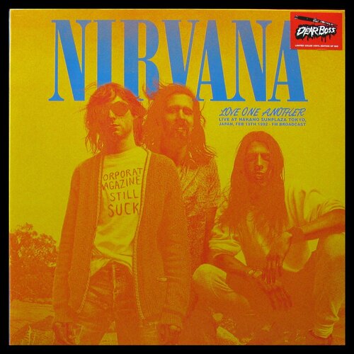 Виниловая пластинка Not On Label Nirvana – Love One Another Live At Nakano Sunplaza Tokyo, Japan (coloured vinyl)