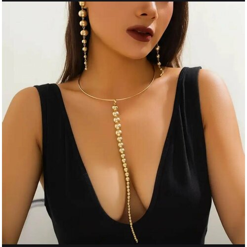 Комплект бижутерии VALERON колье золотой 1200₽