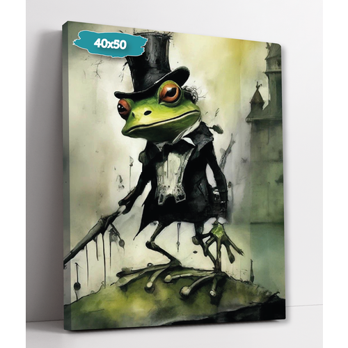 Интерьерная картина 40х50 Лягушка 1190₽