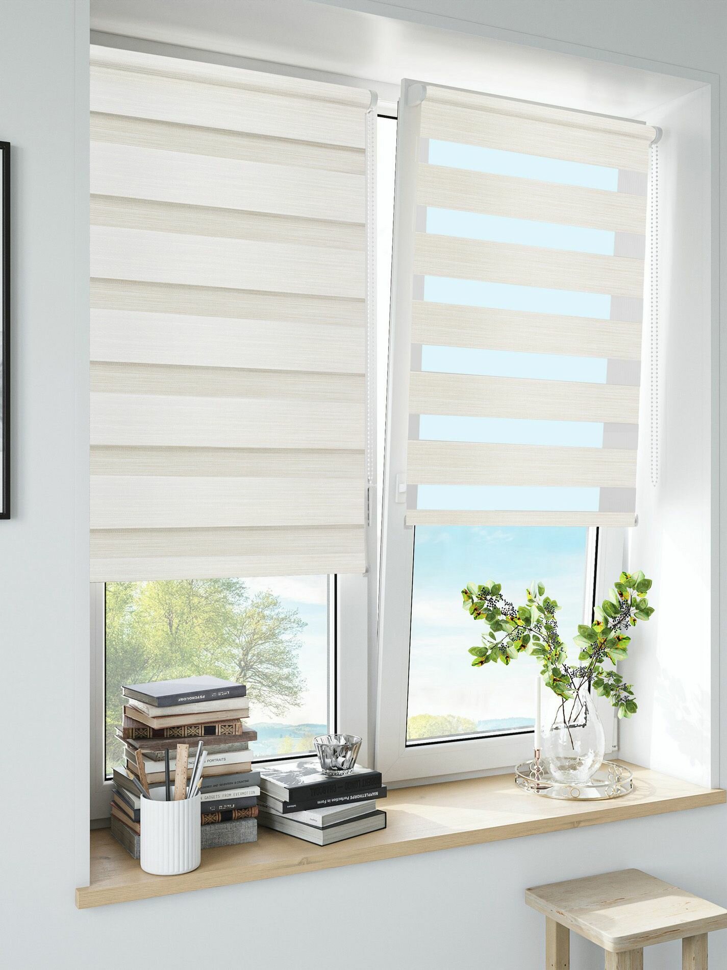 фото Штора рулонная день-ночь Inspire Peter 50x160 см экрю