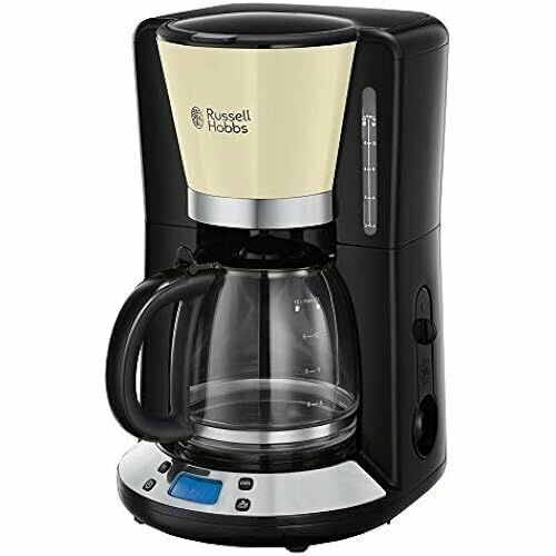 Цифровая кофемашина Russell Hobbs Colours кремовый программируемый таймер кремовый 1612900₽