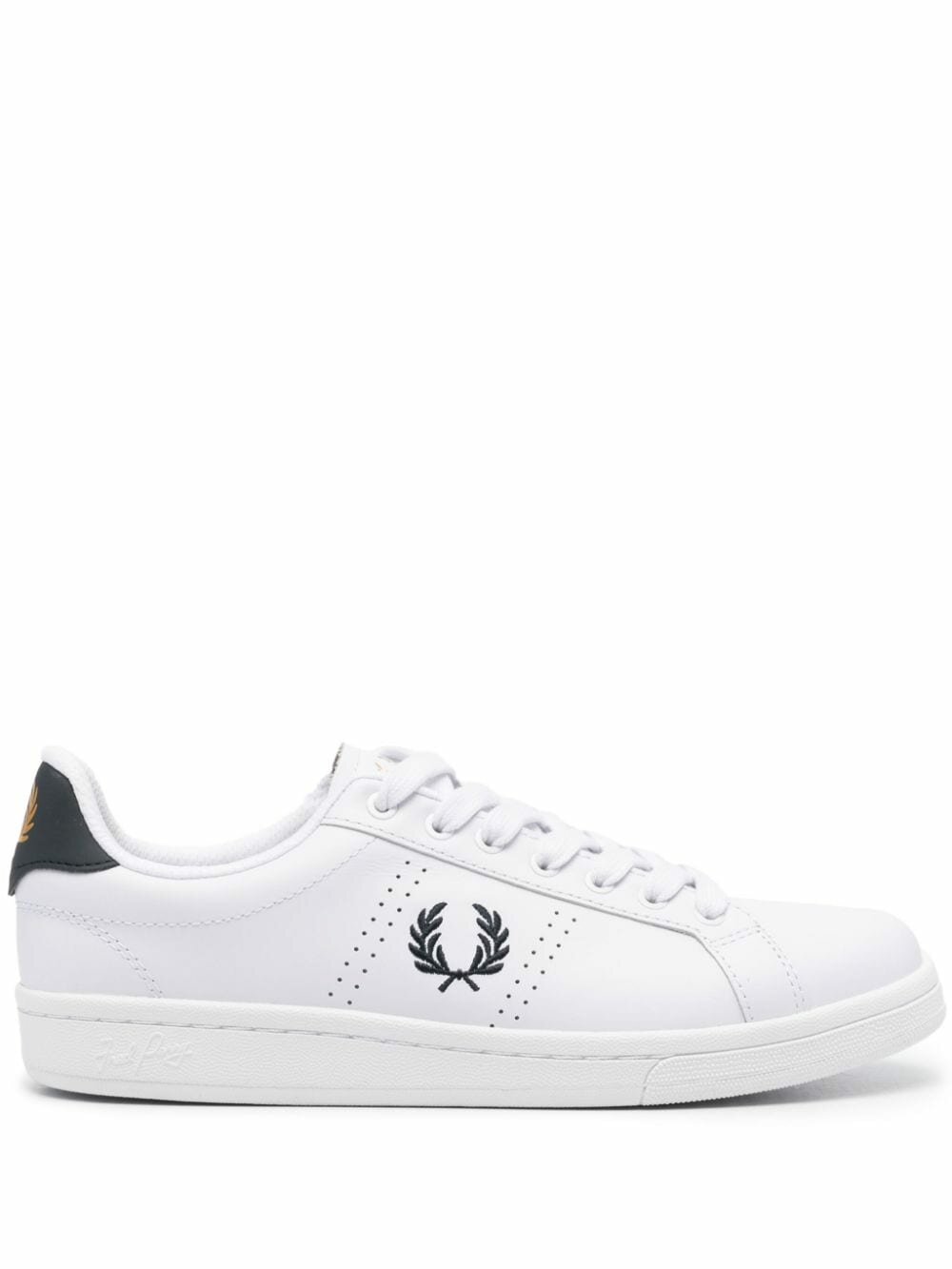 фото Fred Perry - Кроссовки - Mужской - подкладка: 100 % ткань. Наружная часть: 100 % телячья кожа. Подошва: 100 % резина. - 6.5 - Серебристый