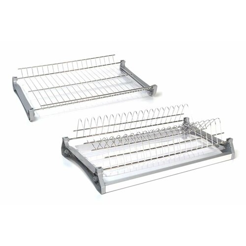 Сушилка для посуды с поддоном в шкаф 50 см 2 яруса 2 поддона 1835₽