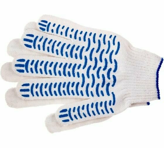 фото Перчатки хлопчатобумажные с ПВХ-напылением Россия 67716