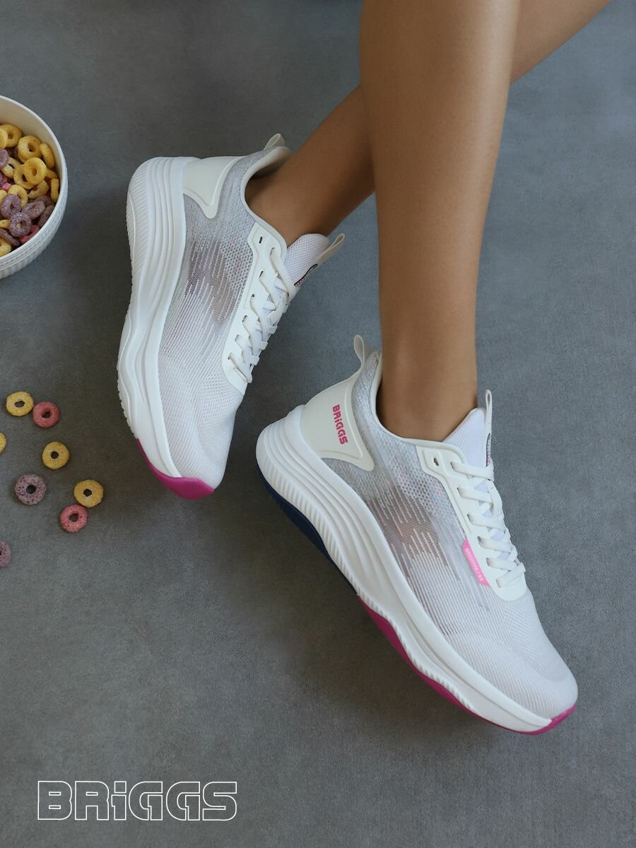 фото Кроссовки BRIGGS 018-4409B-9201, белый, зеленый, размер 40