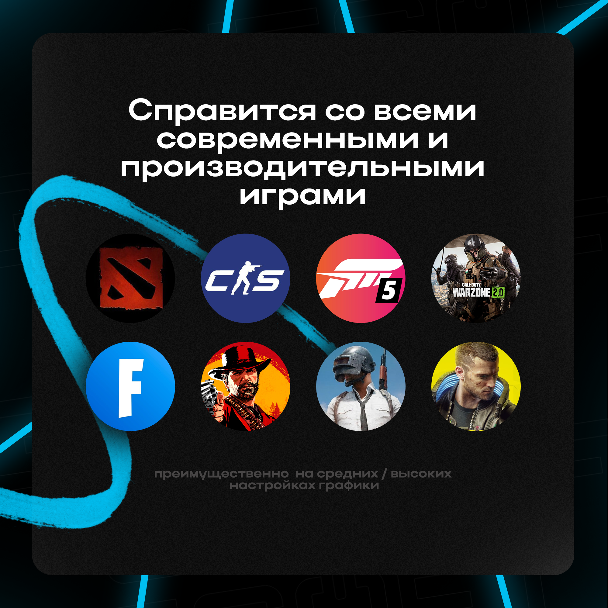 Игровой компьютер Системный блок i5 12400F (6/12) RTX 4060 (8GB) RAM 32GB SSD M.2 1Tb — фото 1