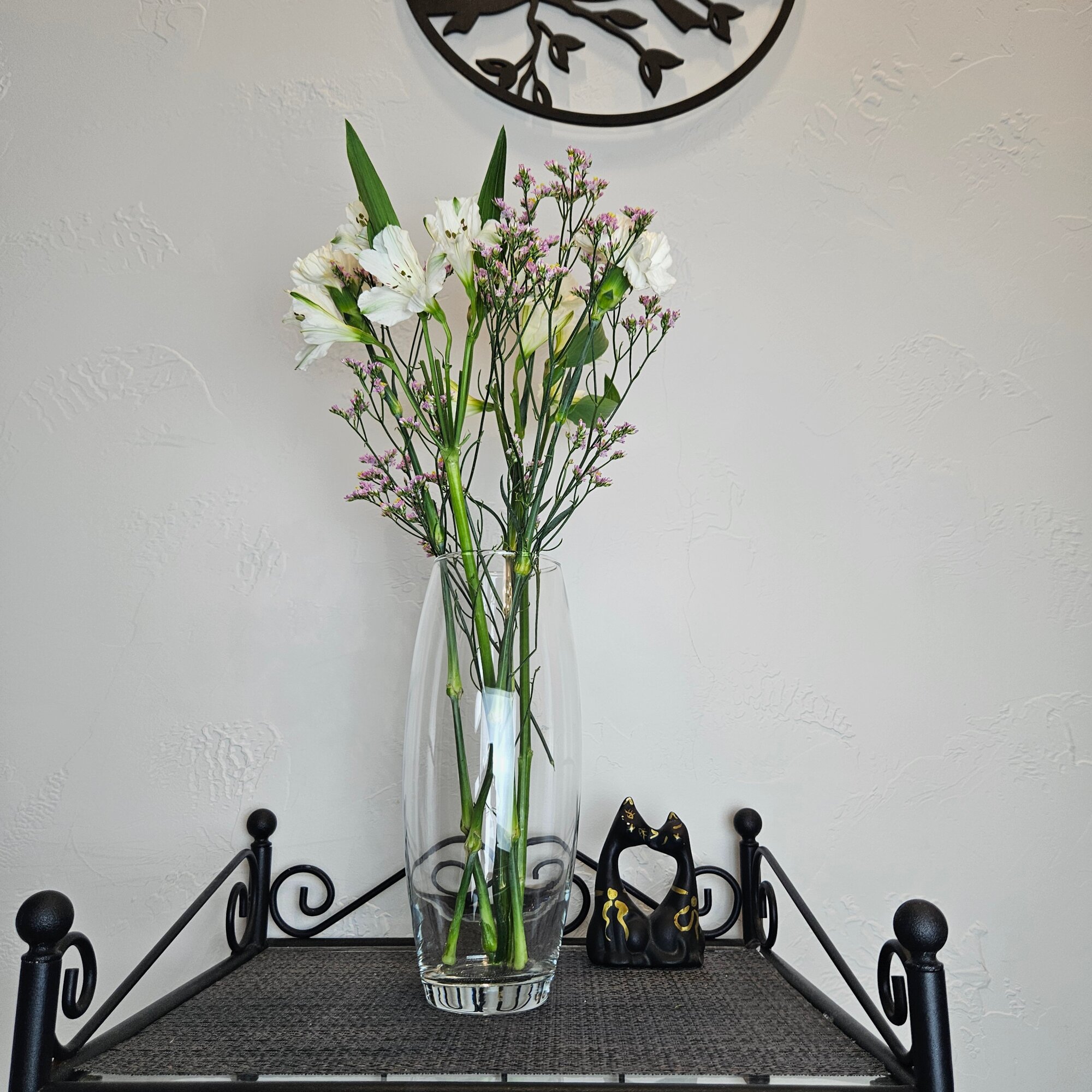 Ваза для цветов Parabahce 26 см  Стеклянная