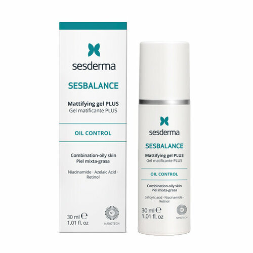 фото Sesderma sesbalance mattifying gel plus (гель plus для лица), 30 мл