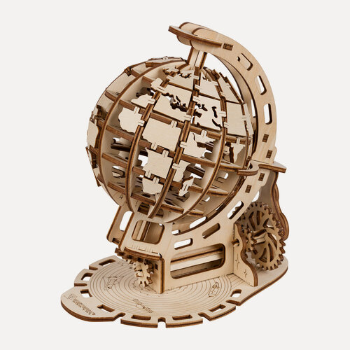 Изображение товара Сборная модель (фанера) "REZARK" MGR-10 Серия "Механика" Пазл 3D Глобус
