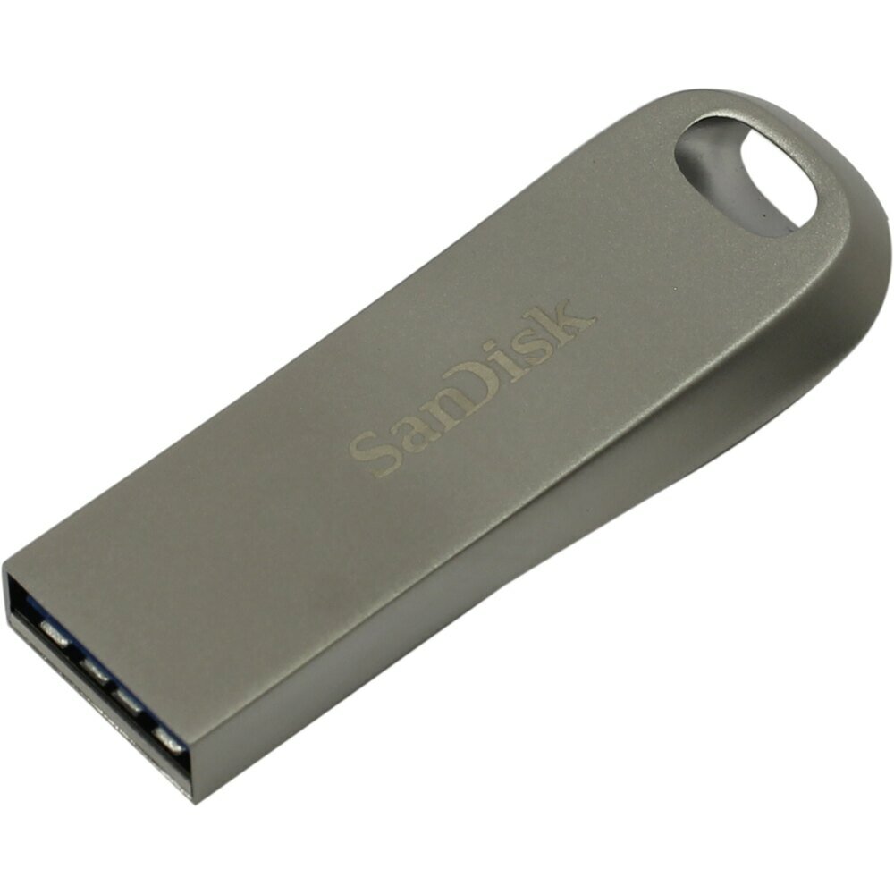 Флешка SanDisk "Ultra Luxe", 32ГБ, 6 см, USB Type-A, серебристый