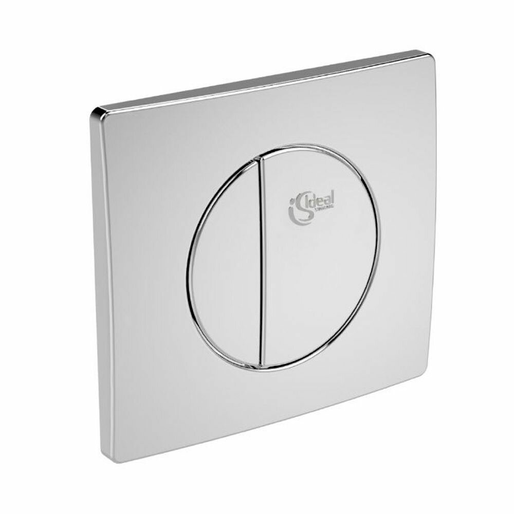 Кнопка смыва для инсталляции Ideal Standard W3091AA двойной смыв хром